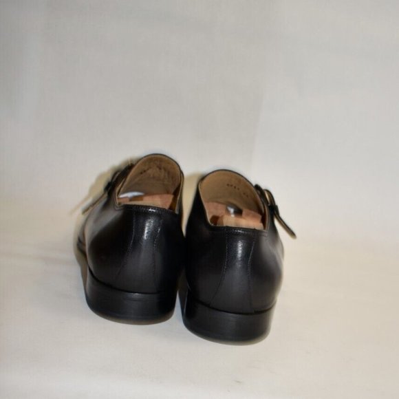New! To Boot New York Connor Monk-Strap Leather Shoes Black Size 14 DD342 main image 4
